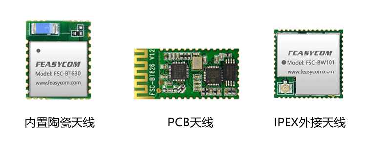 蓝牙模块中陶瓷天线/PCB天线/IPEX外接天线应用场景