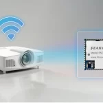 投影仪, Wi-Fi模块, 无线投屏, 高速数据传输, 智能家居联动, 远程控制, 语音助手集成