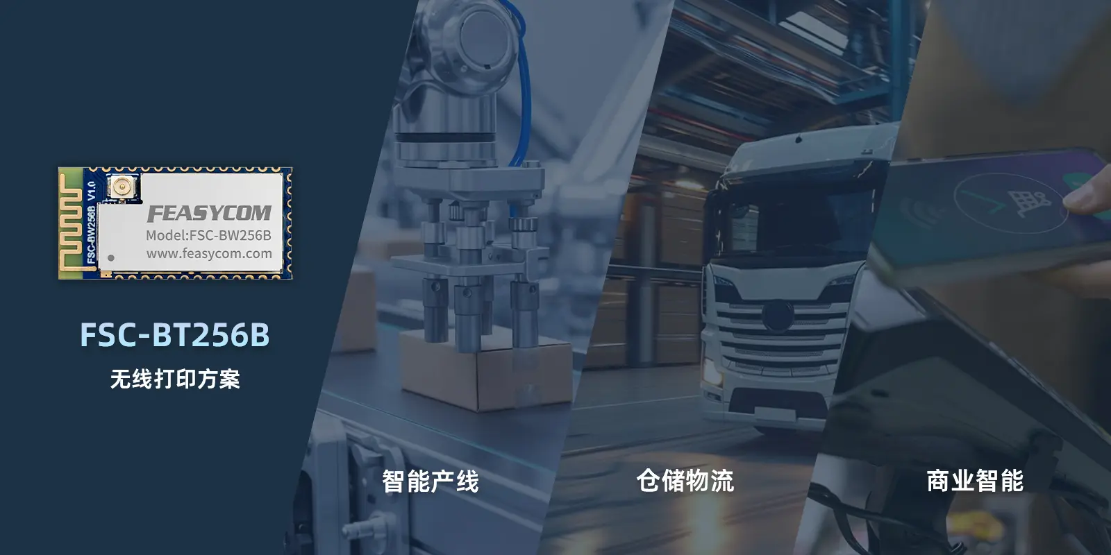 FSC-BW256B Wi-Fi 6模块：工业无线打印的单芯片解决方案