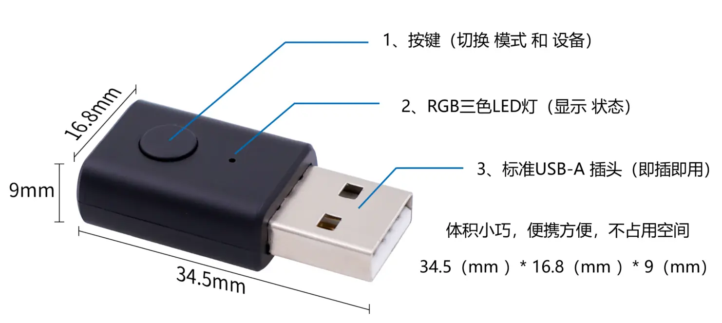 QCC3086 USB即插即用LE Audio收发应用 89 1