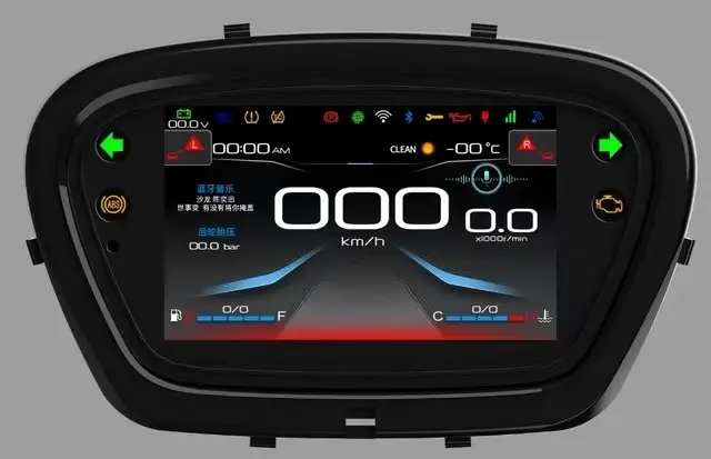 四合一蓝牙WiFi助力两轮车TFT仪表智能化升级 88 四 1