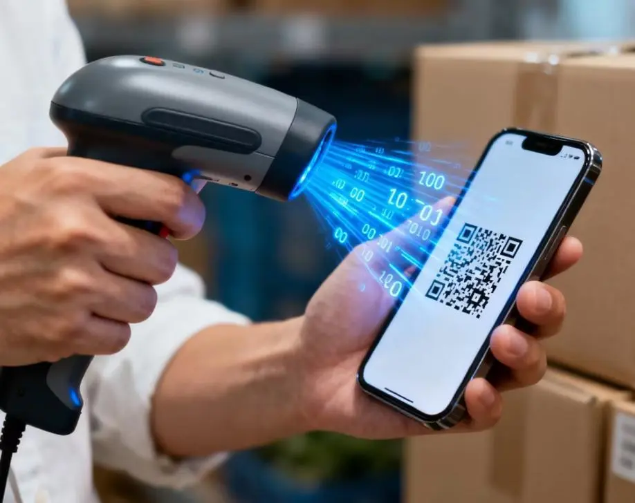 工业级双模蓝牙5.3数传应用简介 91 扫码枪