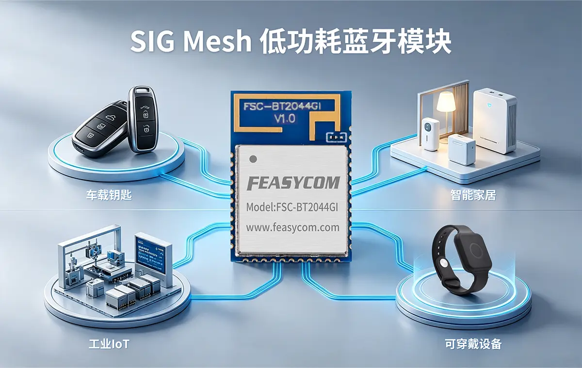 SIG Mesh 低功耗蓝牙模块:高适配性赋能 IoT 多场景智能落地 4 SIG Mesh 低功耗蓝牙模块