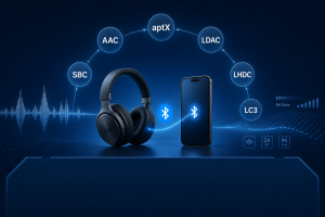 蓝牙音频编解码器 SBC AAC aptX LDAC LHDC LC3 选型对比封面图