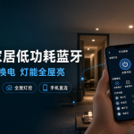 智能家居低功耗蓝牙封面：客厅灯控、门磁与手机入口